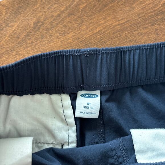Old Navy Boys 5T Shorts Stretch Active Elastic Waist Navy Blue - Picture 2 of 4